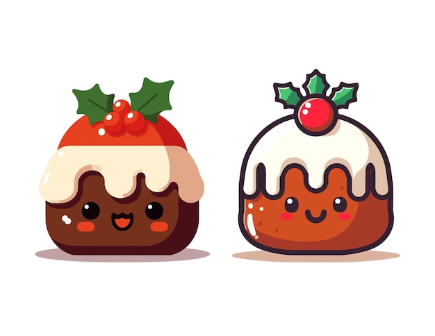 christmas dessert cliparts