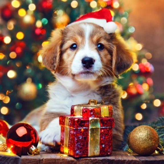 Christmas with hot sale dogs
