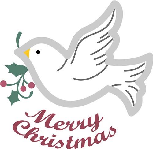 christmas dove cliparts