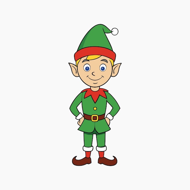 christmas elf clipart