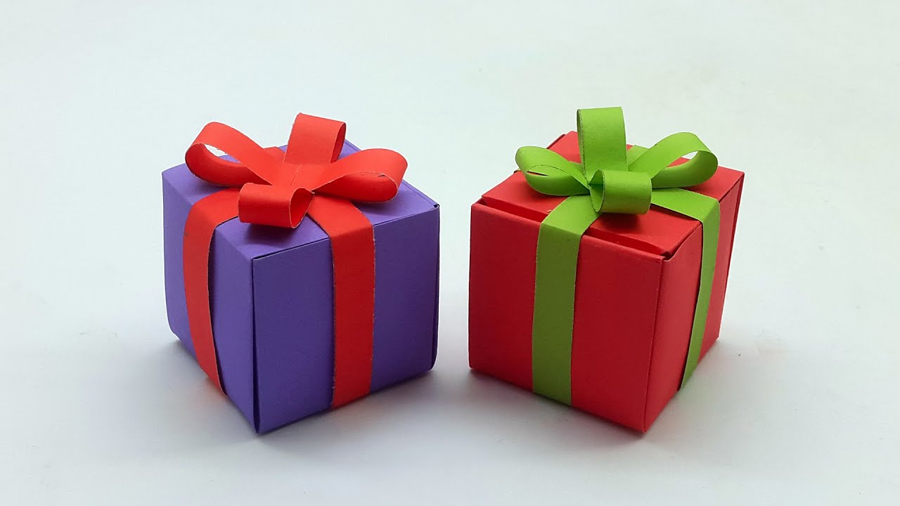 Making Christmas Gift Box At Home DIY Surprise Gift Box For Christmas  Beautiful Paper Gift Box