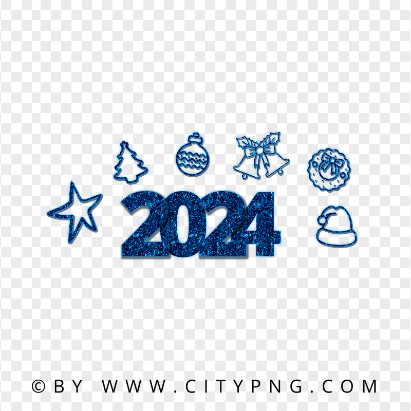 christmas glitter cliparts 2024
