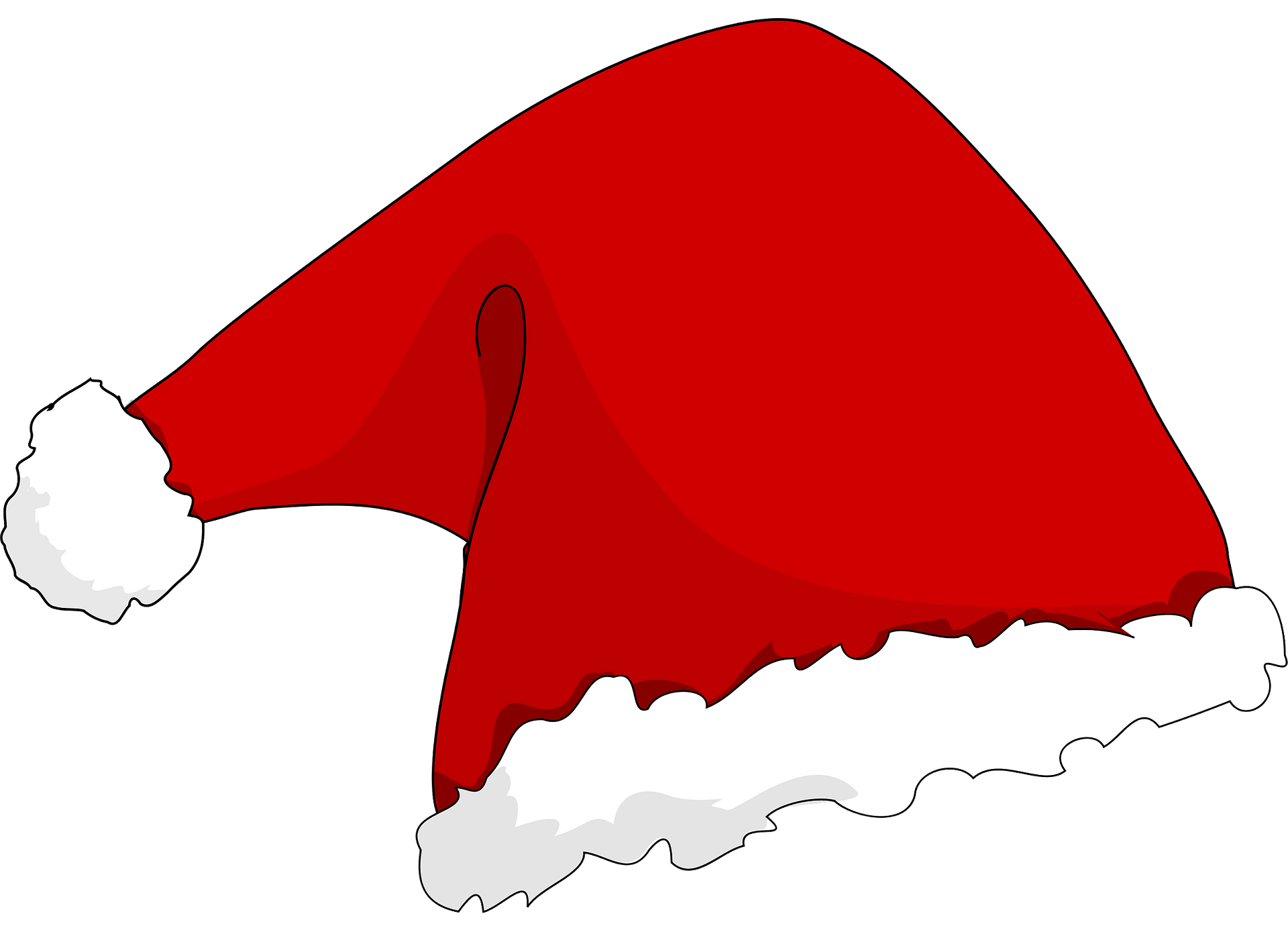 Santa Hat - Free vector clipart images on clipart library.com