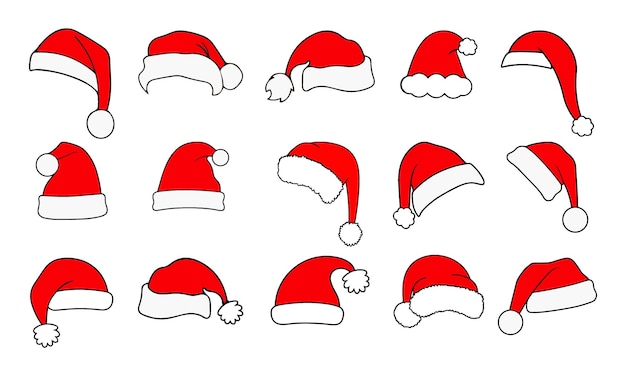 christmas hats clipart