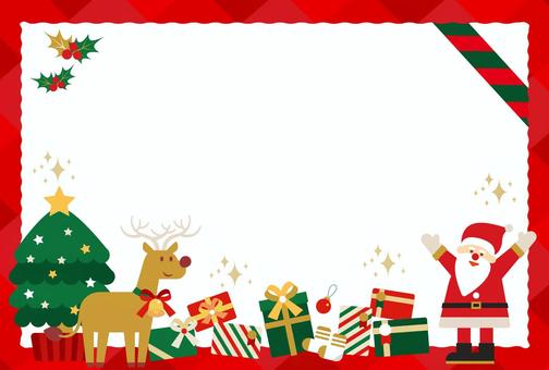 Free Vectors | Christmas Message Card (Frame)