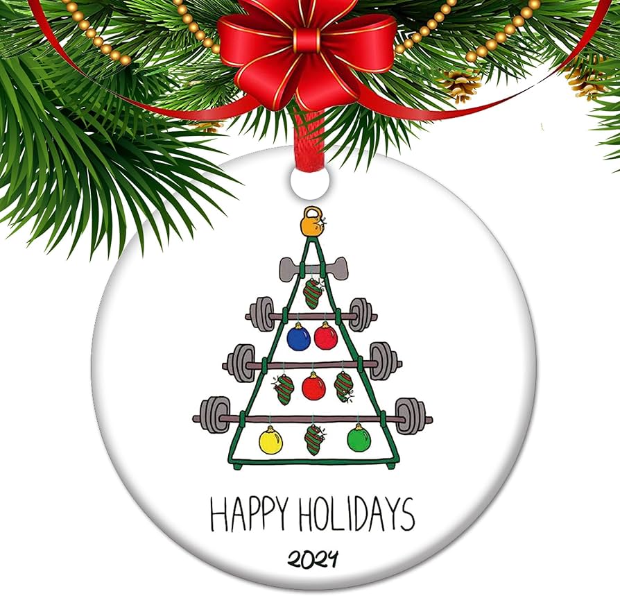 2024 Weightlifting Ceramic Ornament Weightlifting Holiday Ornament Workout  Ornament Gym Gift Ornament 2024 : Amazon.de: Home &amp; Kitchen