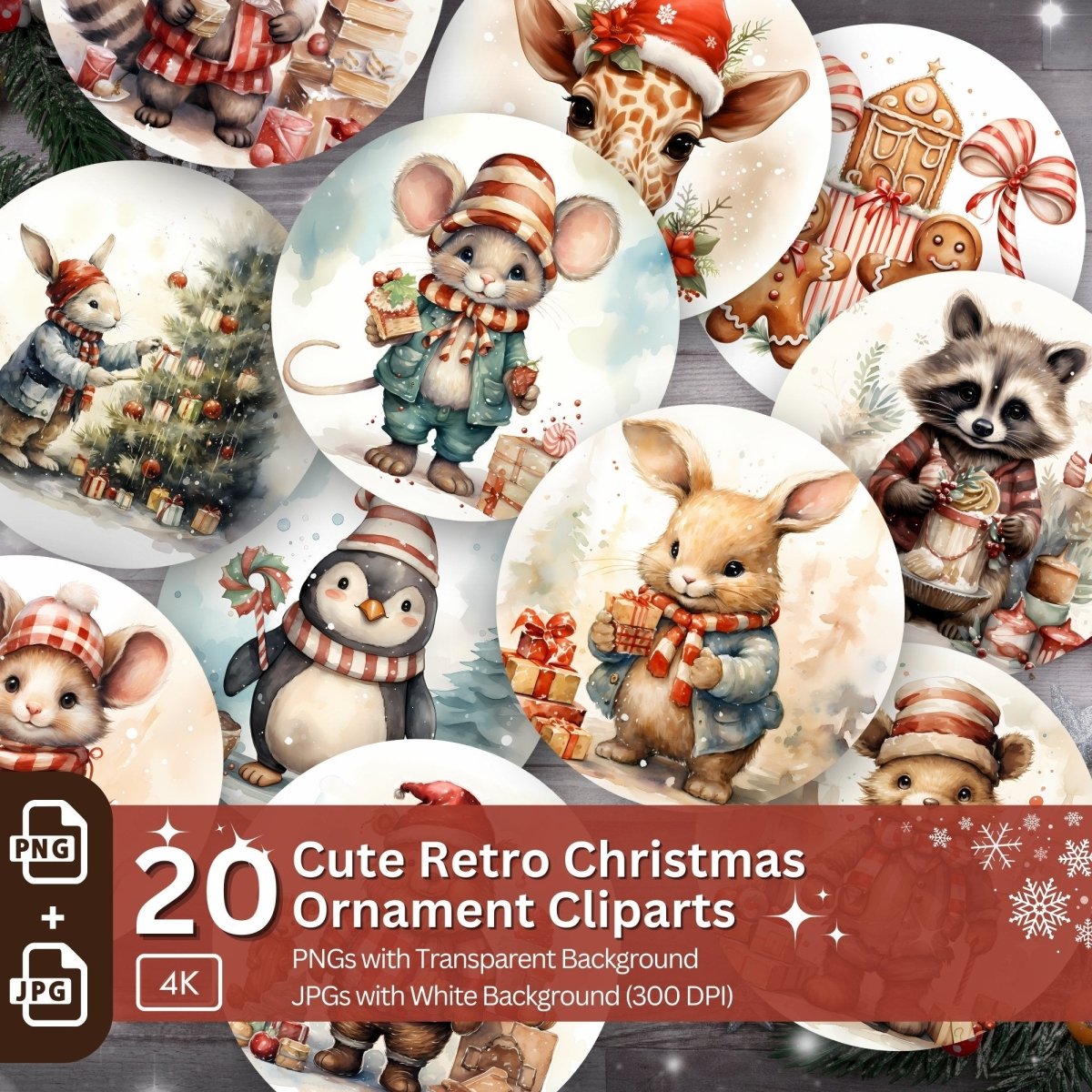 christmas ornaments cliparts