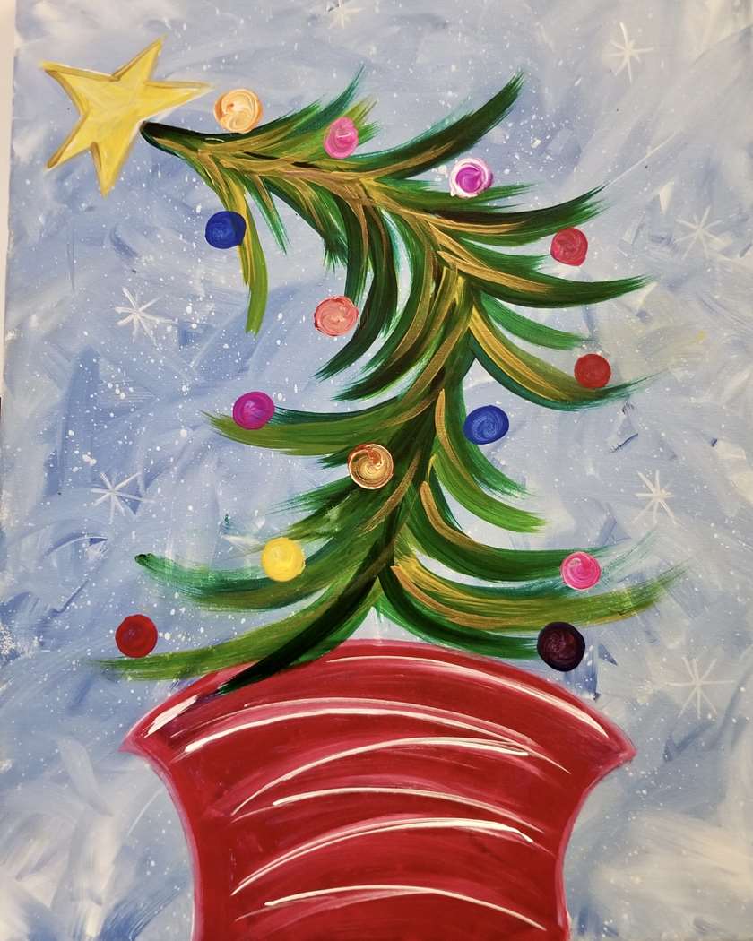 christmas pictures to paint