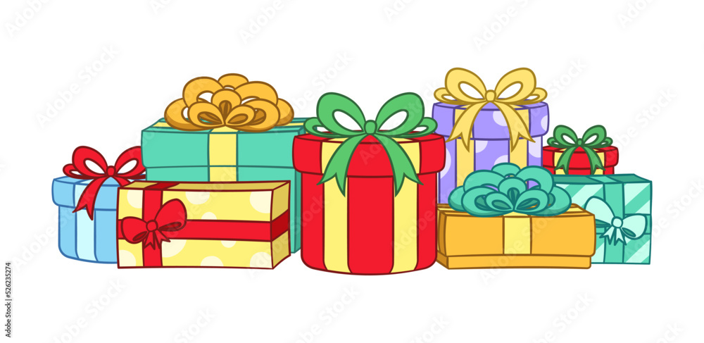 christmas present cartoon