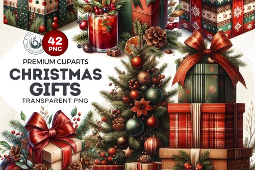 christmas present clipart 2024