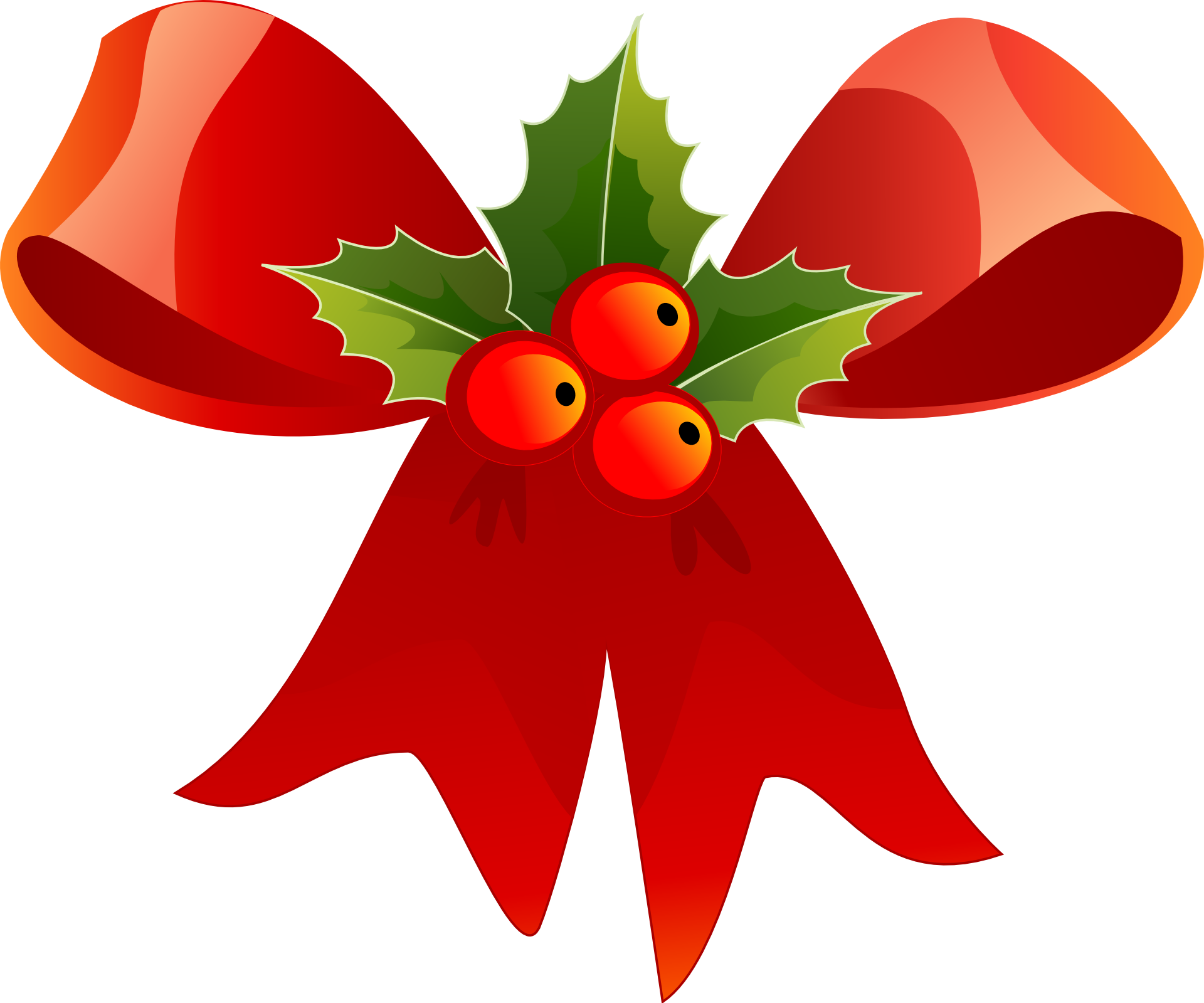 christmas ribbon clipart