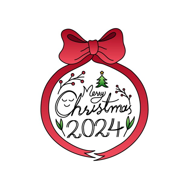 christmas ribbon cliparts 2024