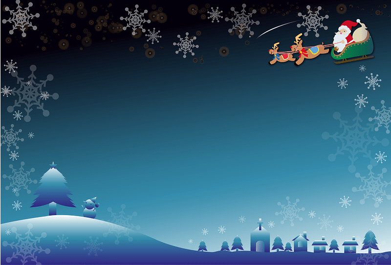 Christmas scene - Free vector clipart images on clipart library.com