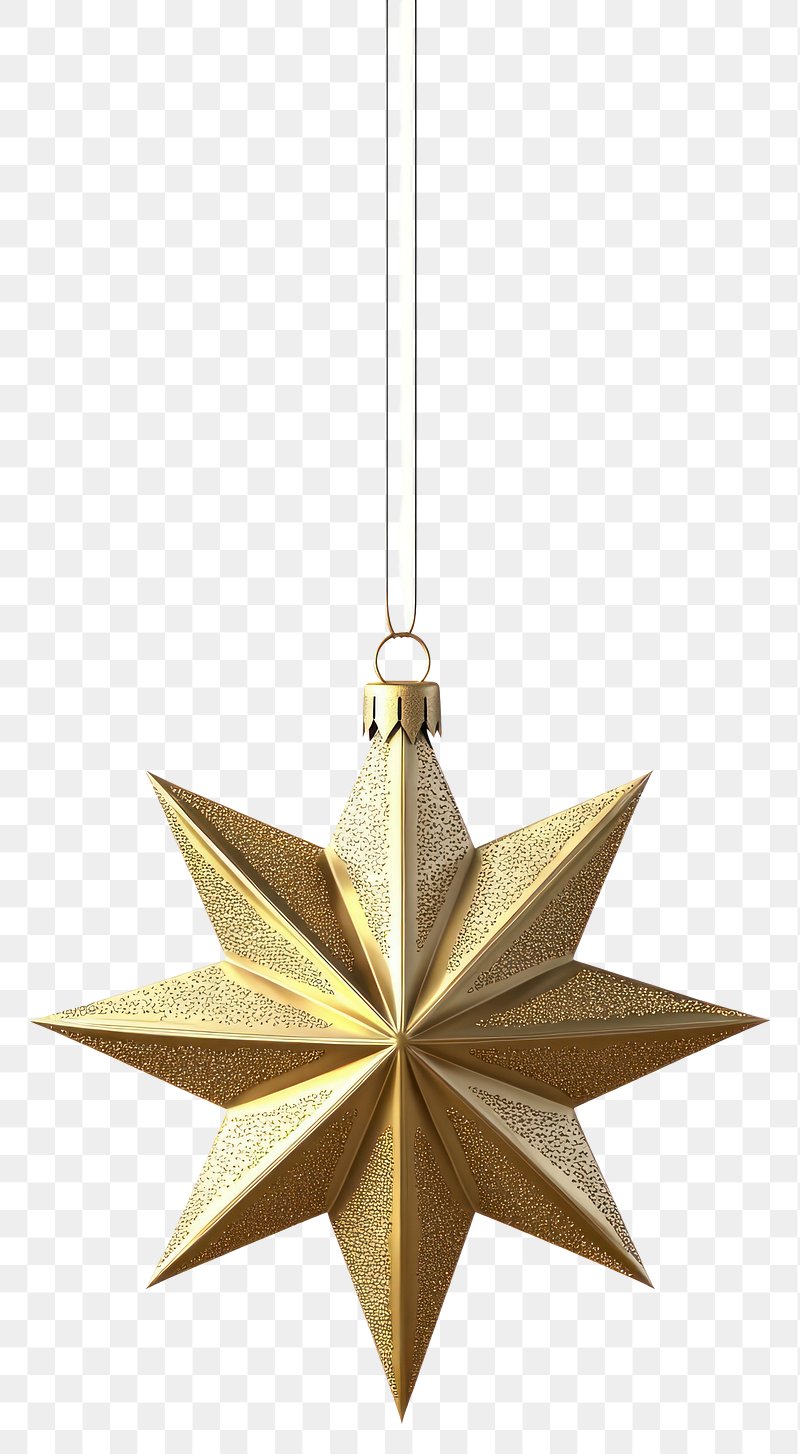 christmas star clipart 2024