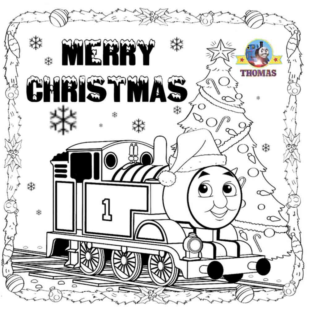 christmas train coloring pages toy