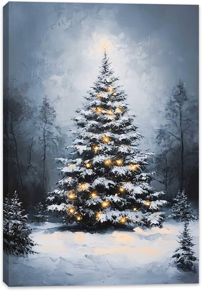 christmas tree art