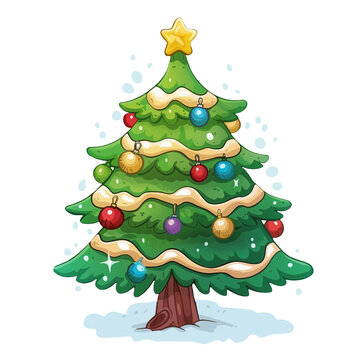 Weihnachtsbaum Clipart-Bilder: Stock-Fotos &amp; -Videos. | Adobe Stock