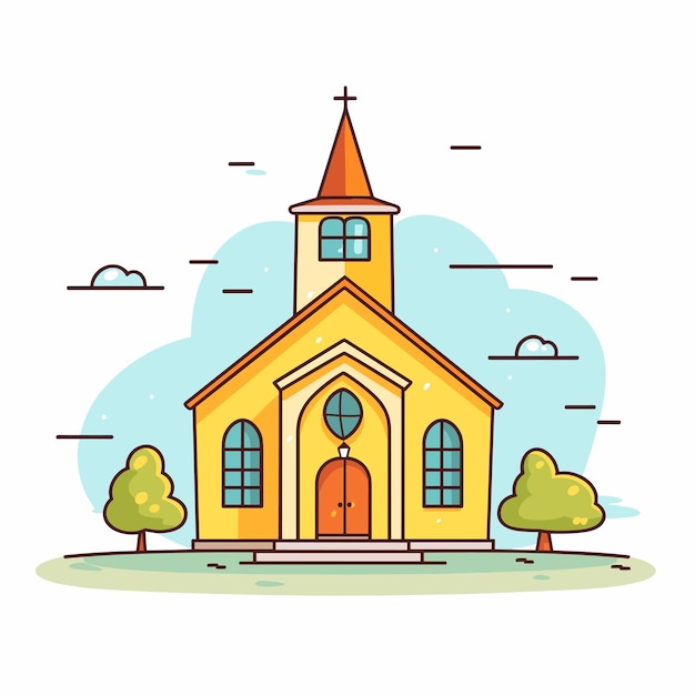 church cartoon