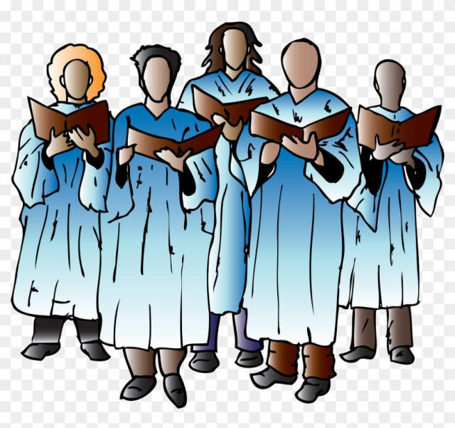 church choir clipart