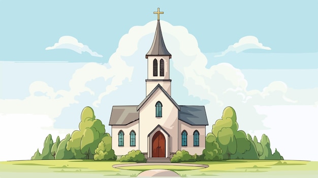 church garden cliparts