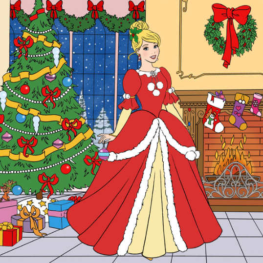 cinderella christmas cliparts