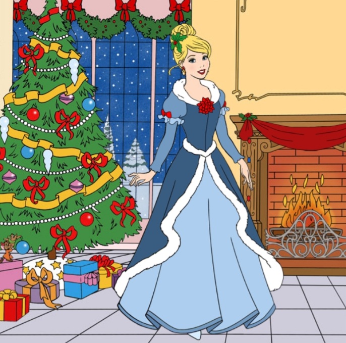 cinderella christmas cliparts