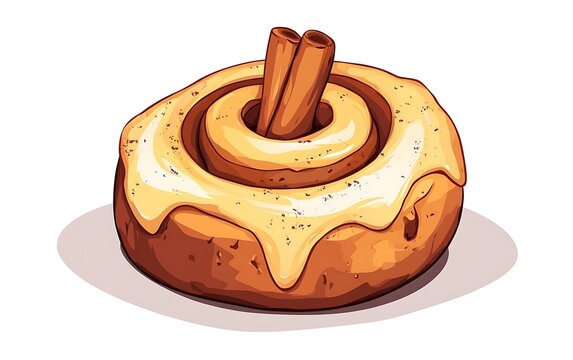 Cinnamon Roll Cartoon-Bilder: Stock-Fotos &amp; -Videos. | Adobe Stock