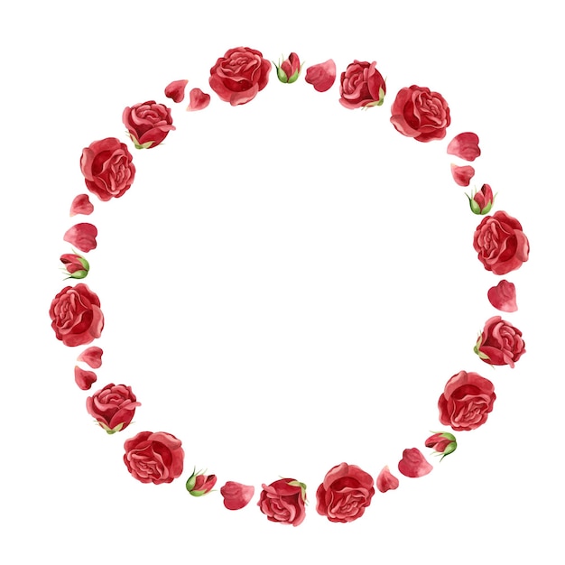 Rose Circle Images - Free Download on clipart library