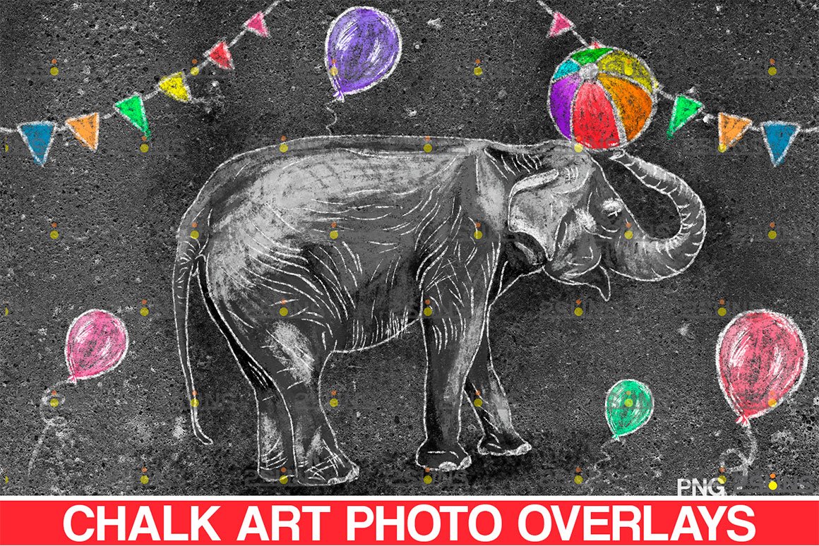 circus chalkboard cliparts
