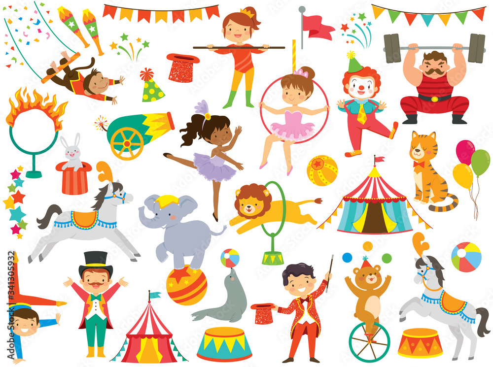 circus cliparts