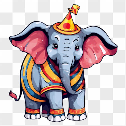 circus elephant cliparts 2024