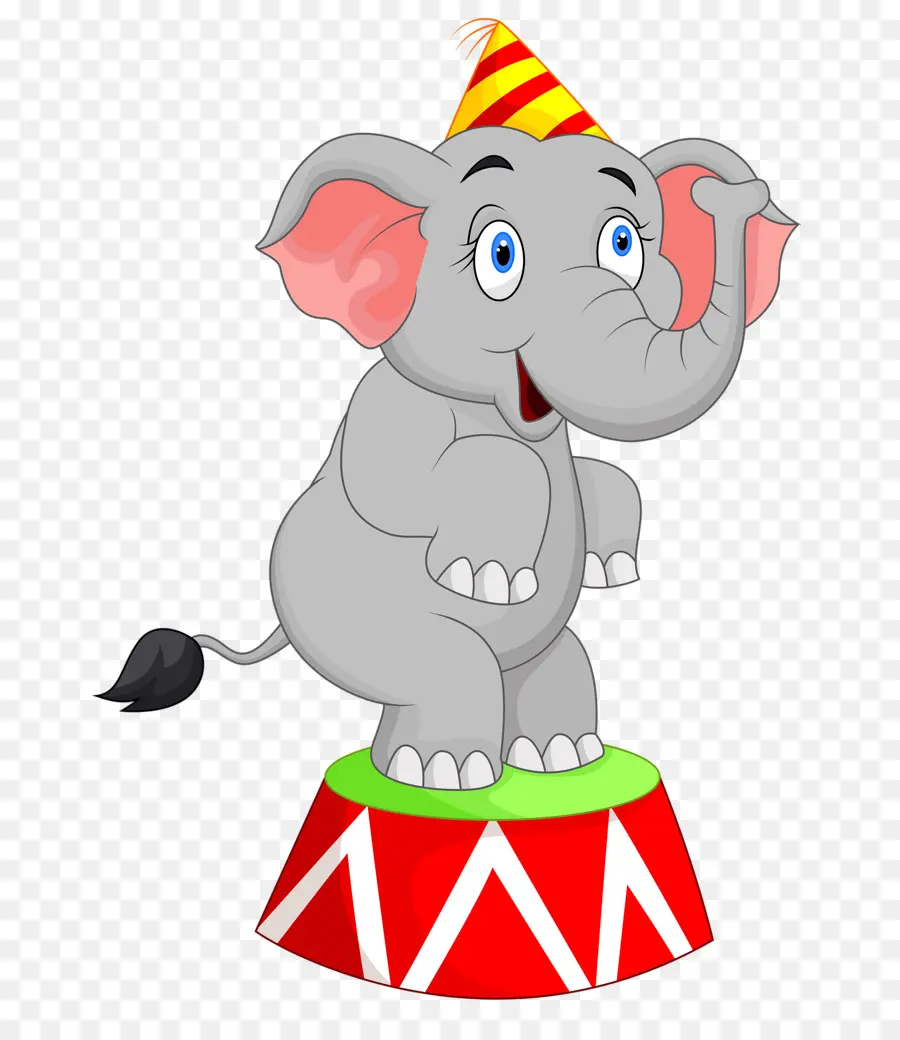circus elephant cliparts