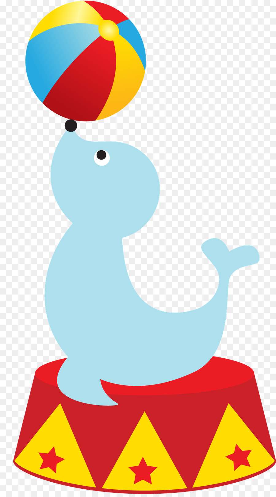 circus seal cliparts