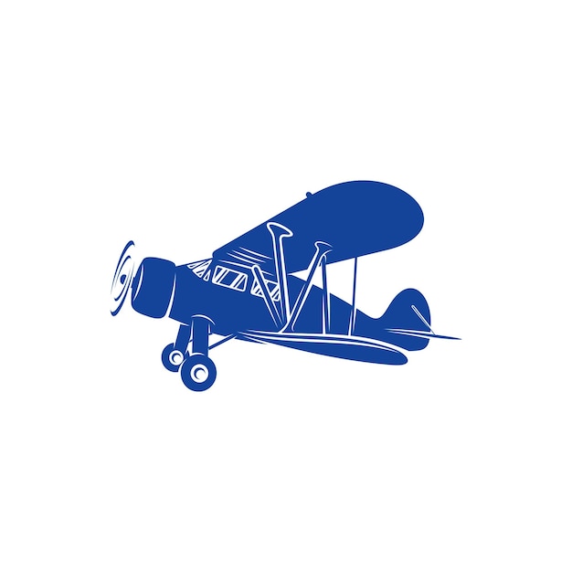 Premium Vector | Classic Airplane design vector Icon Symbol ...
