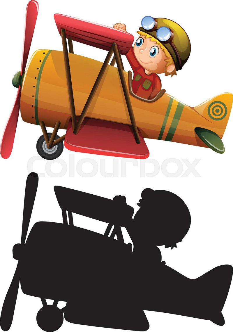 classic airplane cliparts