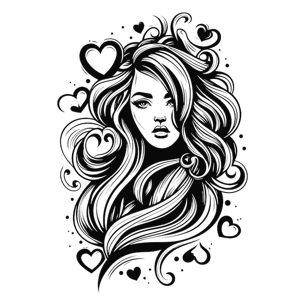 classic beauty cliparts