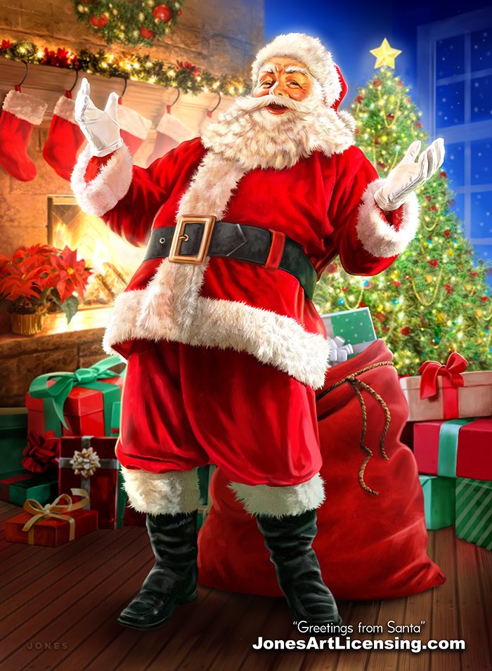 Classic Santas — Jones Art Licensing