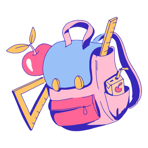 School Supply Backpack PNG Free Clipart Download | FreeImages