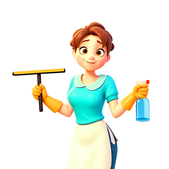 cleaning woman cliparts 2024