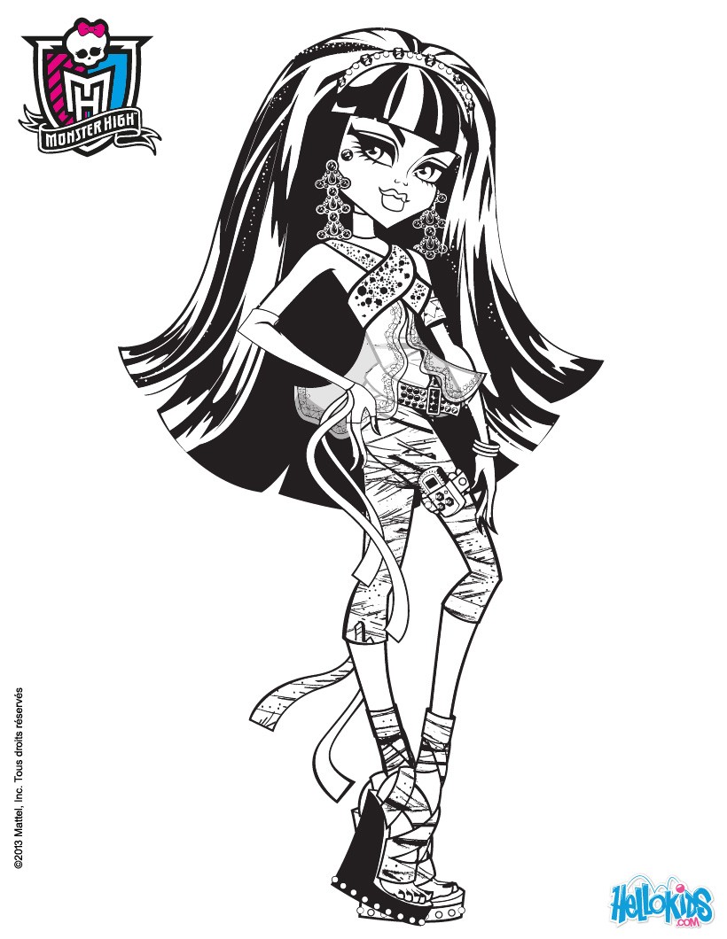 cleo de nile coloring pages