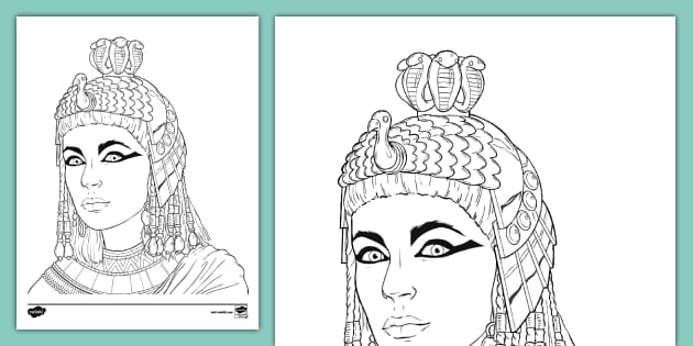 cleopatra coloring pages