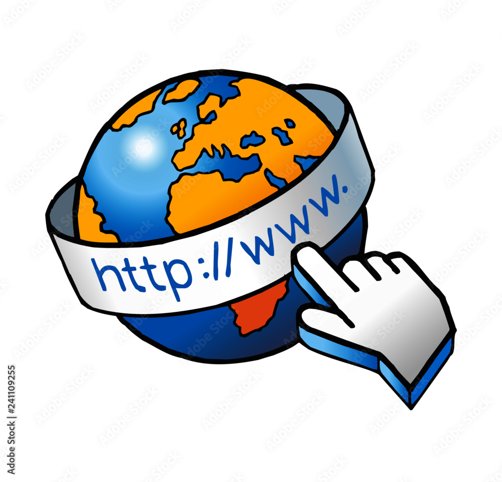 Stock-Vektorgrafik „internet global network symbol clipart ...