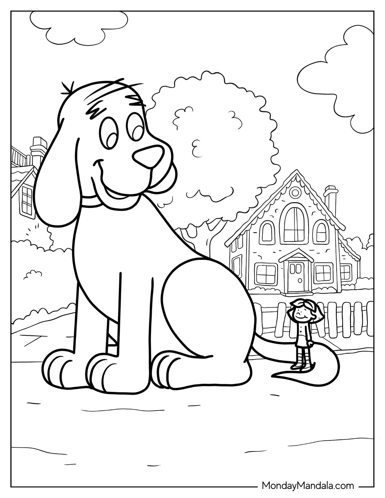 20 Clifford Coloring Pages (Free PDF Printables)