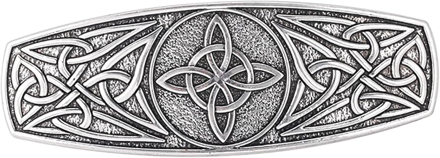 Witch Knot Hair Clip for Women Girls Metal Handmade Vintage Celtic Knot  Pattern Hair Clip Hair Accessories Witchcraft Amulet (Silver) : Amazon.de:  ...