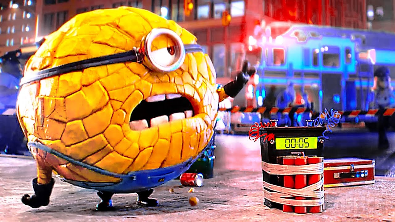 The Superhero Minions Scene | Despicable Me 4 | CLIP #5618005