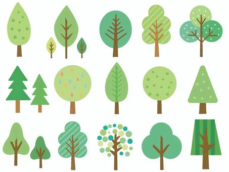 Simple Tree of Life Silhouette Clip Art