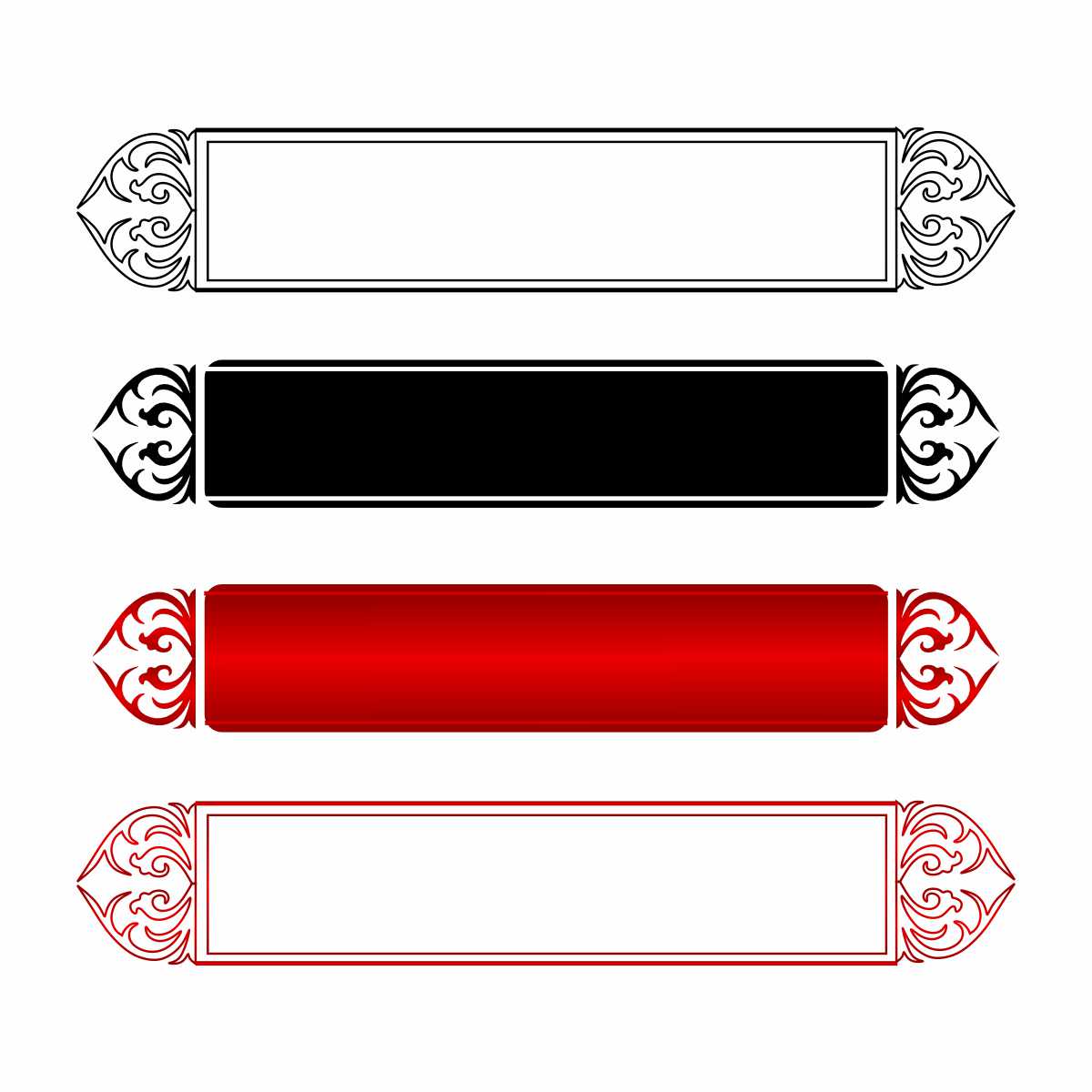Tittle frame clipart box design - KingPik