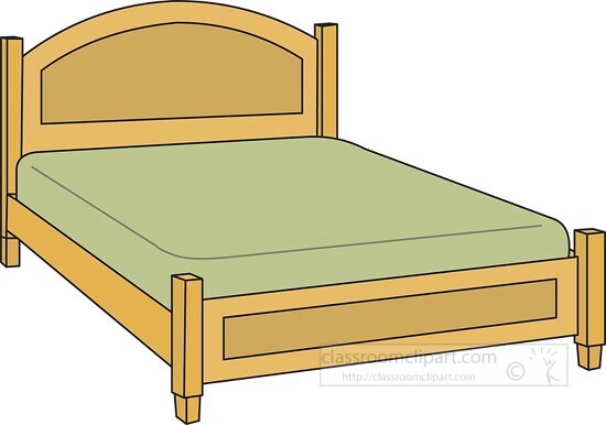 clipart bed