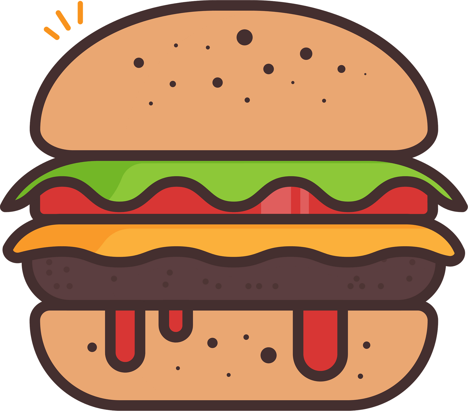 clipart burger
