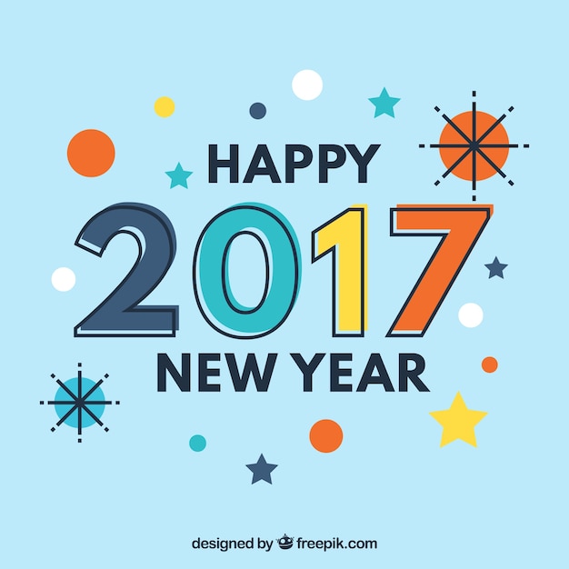 clipart happy new year 2017